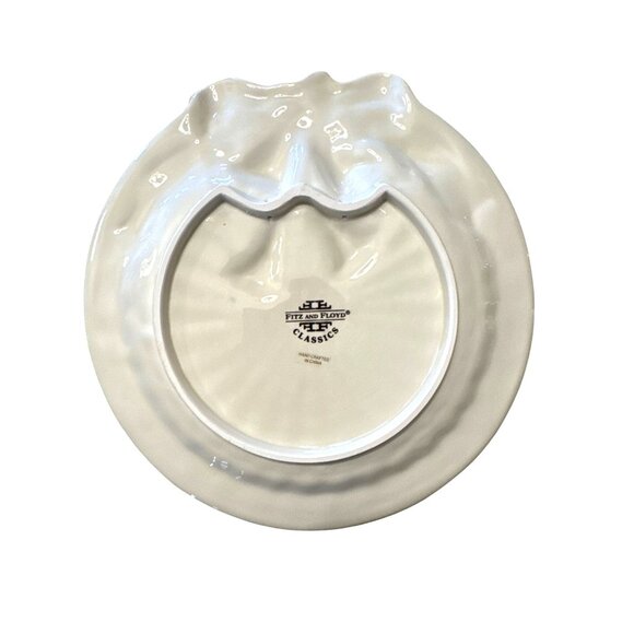 Fitz & Floyd Classics Christmas Plate 9" Red Green Bells Holly Holiday Decor - Picture 3 of 8